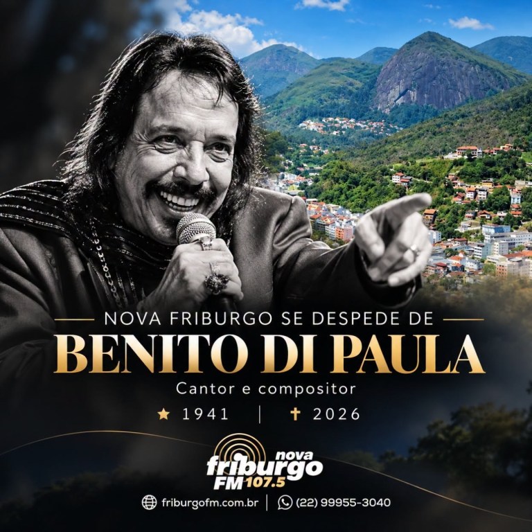 Friburguense ilustre, Benito Di Paula morre em São Paulo