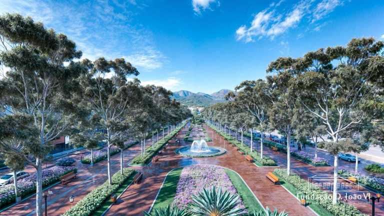 Praça Getúlio Vargas é preparada para receber obras de reforma