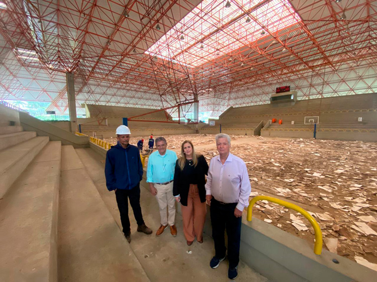 Começam as obras para tornar Nova Friburgo a Casa do Basquete Brasileiro