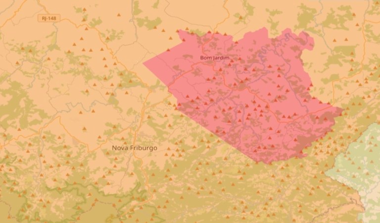 Alerta! Cemaden aponta seca severa em Nova Friburgo e região