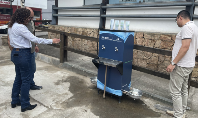 Águas de Nova Friburgo instala pontos de hidratação em bairros do município
