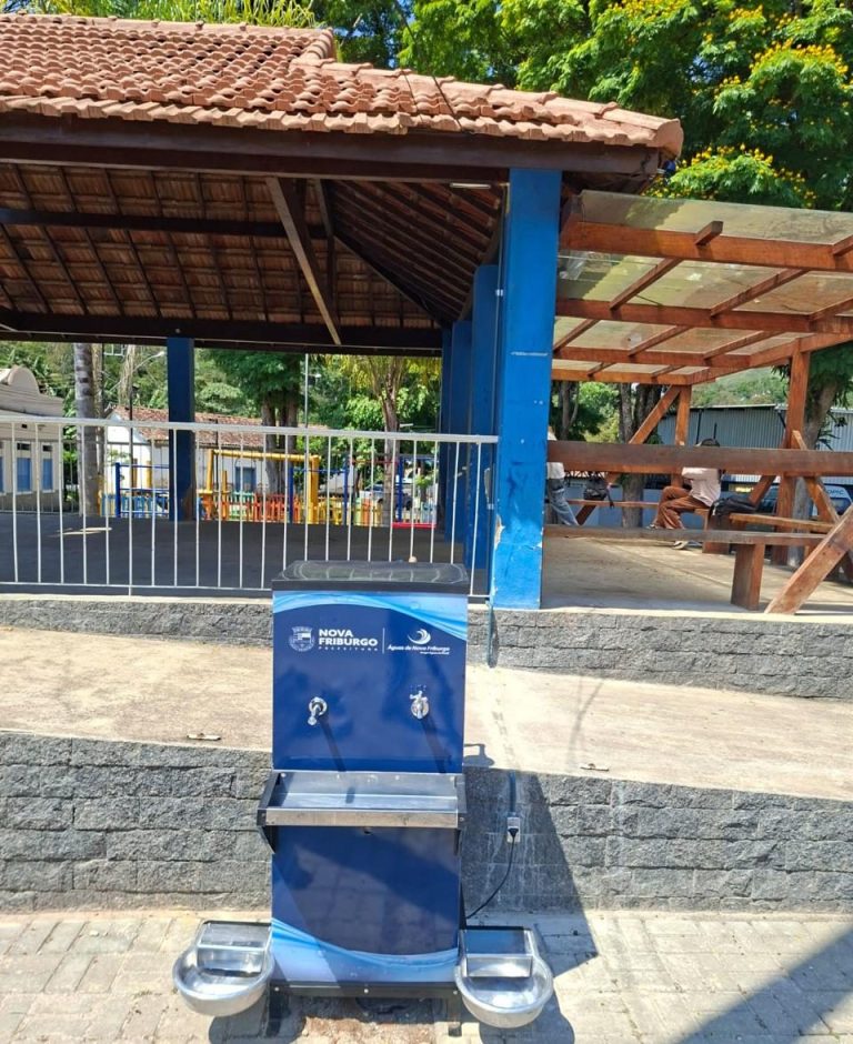 Águas de Nova Friburgo instala bebedouros em Lumiar e São Pedro da Serra