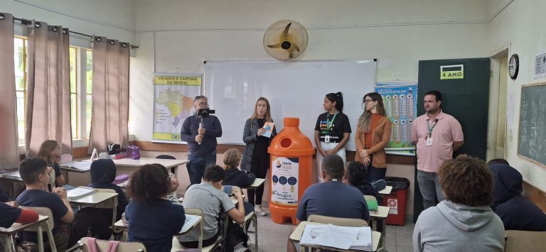 Trata Óleo nas Escolas envolve sete mil estudantes em Nova Friburgo