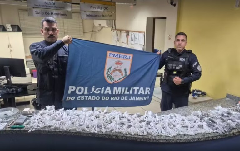Polícia apreende R$ 47 mil em drogas no município de Cantagalo